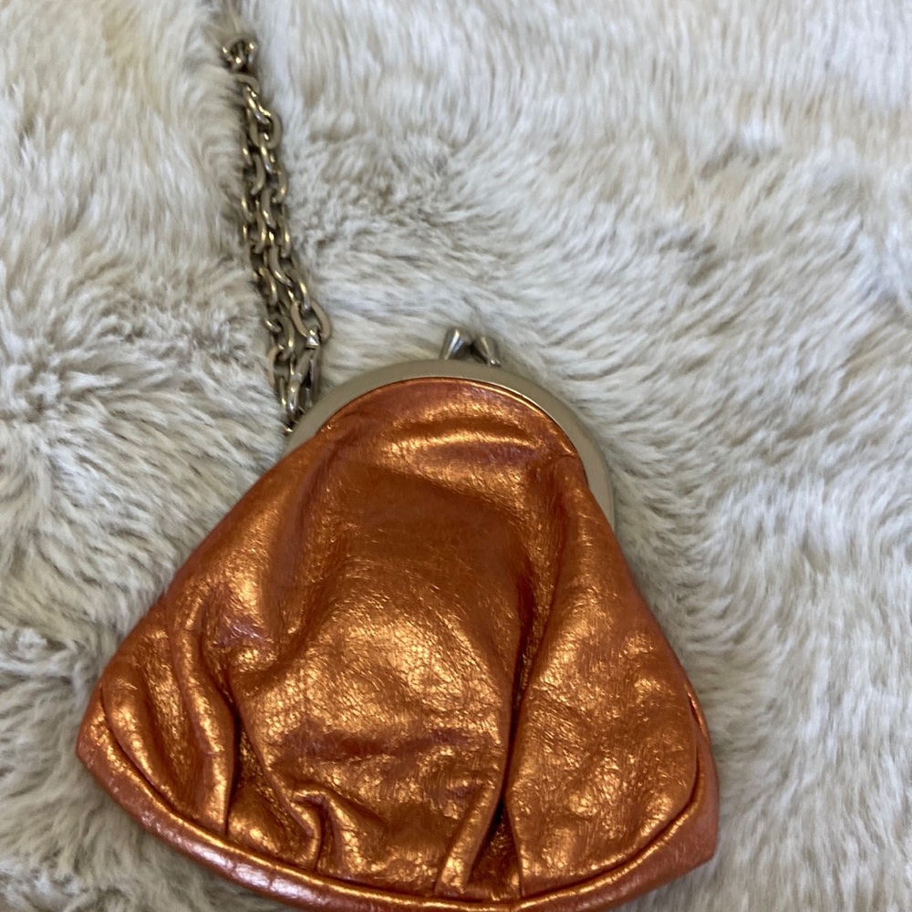 Hobo copper metallic wristlet